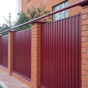 Планка завершающая на забор из профлиста МП-20, 2 метра. Изготовим сами