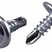 Саморез с прессшайбой 4.2х19 цинк со сверлом, Китай.