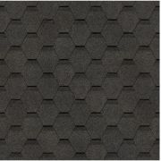 Гибкая черепица Docke Серый Шестигранник 3м2/уп Коллекция Евразия
