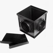 Дождеприемник 300x300 пластиковый в сборе Aquastok 300x300x297. Водоотвод Аквасток.