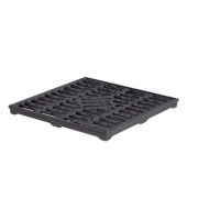 Решетка штампованная оцинкованная Aquastok 285x285x20. Водоотвод Аквасток.