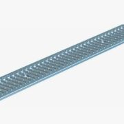 Решетка к лотку штампованная оцинкованная РШО DN100 A15 Aquastok Norma 1000х134х22мм Водоотвод Аквасток.