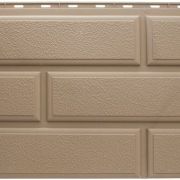 Фасадная панель Венеция ЭКО Кремовый 1000х420мм 0.43м2 Альта-Профиль