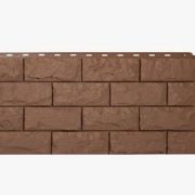 Фасадная панель Фагот ЭКО Терракотовый 1020х430мм 0.44м2 Альта-Профиль