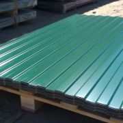 Профлист С-8 металлический 0,4 мм зеленый мох 6005