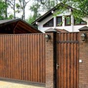 Профнастил МП20 толщина 0,5мм Экостиль цвет мореный дуб матовый