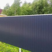 Профлист С-8 металлический 0,35 мм серый графит 7024