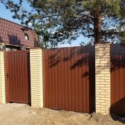 Профлист С-8 металлический 0,35 мм шоколадно-коричневый 8017