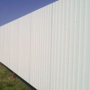 Профлист С-8 Металл 0,5мм Норман Белый 9003 Профнастил цветной