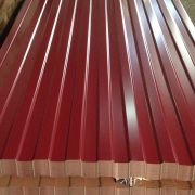 Профлист С-8 металлический 0,45 мм двусторонний винно-красный 3005