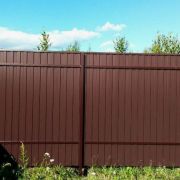 Профлист С-8 металлический 0,45 мм шоколадно-коричневый 8017