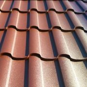 Металлочерепица Монтекристо 0,5мм Викинг матовый 8004 Медно-коричневый
