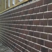 Фасадная битумная плитка Docke BRICK Коричневый 250х1000мм