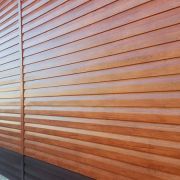 Сайдинг металл Мореный дуб глянец 0,5мм корабельная доска ширина 260мм ECOSTEEL