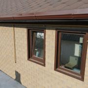 Фасадная битумная плитка Docke BRICK Янтарный 250х1000мм