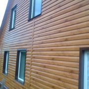 Сайдинг металлический сосна глянец 0,5 мм корабельная доска ширина 260 мм ECOSTEEL