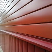 Сайдинг металлический 0,45мм Брус Красно-коричневый 3011