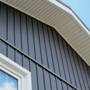 Вертикальный сайдинг Docke 3000х180мм 0,54м2 Графит