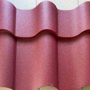 Металлочерепица МОНТЕРОС викинг 0,45мм 3005 Винно-красный матовый