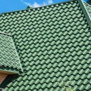 Металлочерепица МОНТЕРОС викинг 0,45мм 6002 лиственно-зеленый матовый