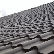 Металлочерепица МОНТЕРОС викинг 0,45мм 7024 серый графит матовый