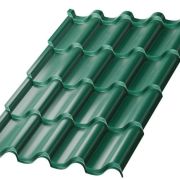 Металлочерепица МОНТЕРОС 0,45мм 6005 Зеленый мох