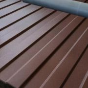 Профлист С-8 Металл 0,4мм Матовый Шоколадно-коричневый 8017 Профнастил цветной двусторонний