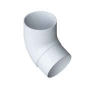 Колено 67° диаметр 95мм. Альта-Профиль ПВХ Белое