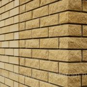 Фасадная панель Grand Line Колотый камень Горчичный премиум 0.39 м2