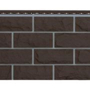 Фасадная панель Grand Line Колотый камень Шоколадный премиум 0.39 м2