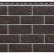 Фасадная панель Grand Line премиум Состаренный кирпич Шоколад 0,39м2