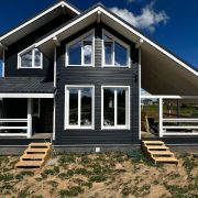 Сайдинг Docke пластик Графит 3,6м Брус 1.08м2