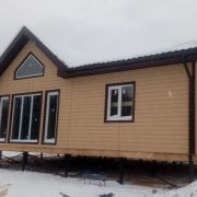 Сайдинг Docke пластик Карамель 3,6м Брус 1.08м2