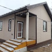 Сайдинг Docke пластик Крем-брюле 3,6м Брус 1.08м2