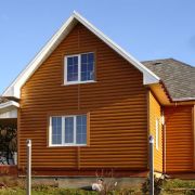 Сайдинг Docke пластик Миндаль 3600х240мм Блокхаус 0.88м2