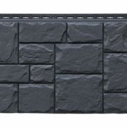 Фасадная панель Grand Line стандарт крупный камень Графит 0.38м2