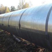 Оцинкованный кожух трубопровода D=260мм 0.45мм Защита теплотрассы ОКОЖУШКА