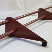 Снегозадержатель трубчатый Стальная круглая труба D25мм длина 1м RoofRetail