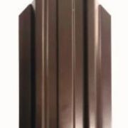 Штакетник металлический LАNE ширина 99мм цвет коричневый толщина 0,4 мм