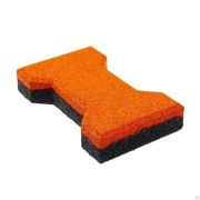 Резиновая плитка и брусчатка КАТУШКА 225х135х40мм (40шт в м2)