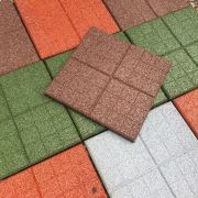 Резиновая плитка и брусчатка СЕТКА 350х350х20мм (8шт в м2) однослойная